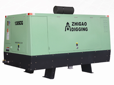 SCG diesel powered fixed Zhigao screw air compressor
